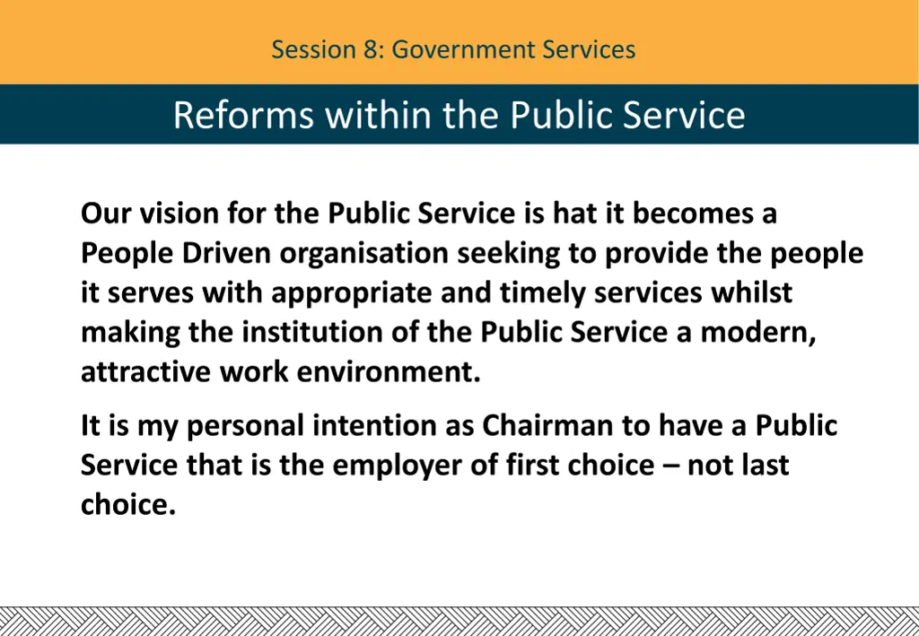 session 8 government services 1