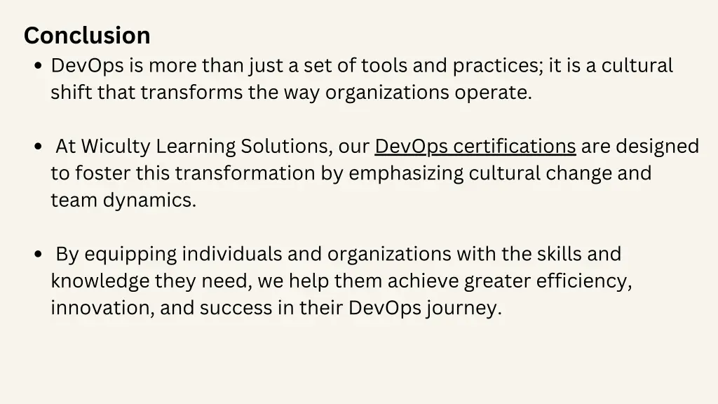 conclusion devops is more than just