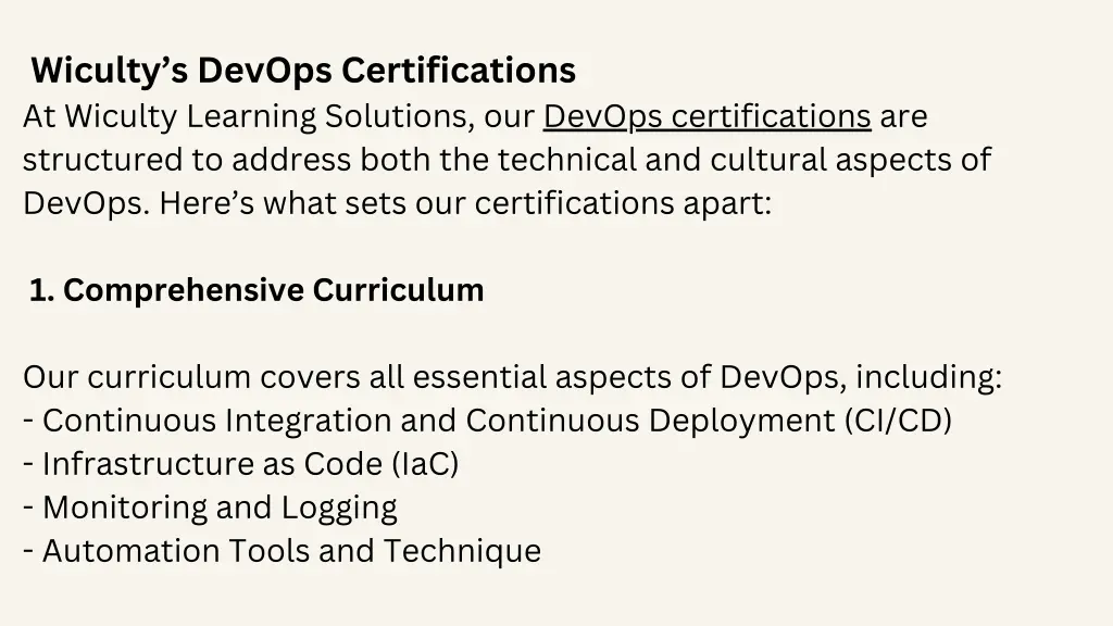 wiculty s devops certifications at wiculty