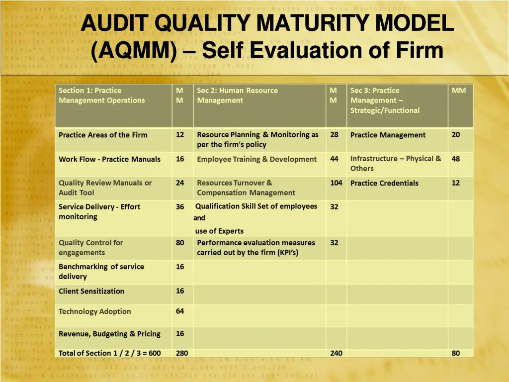 audit quality maturity model aqmm self evaluation 1