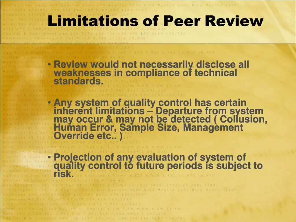 limitations of peer review