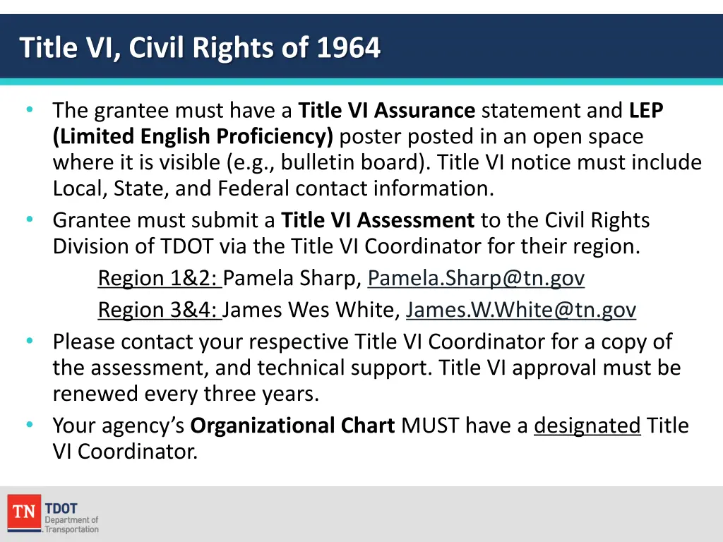 title vi civil rights of 1964