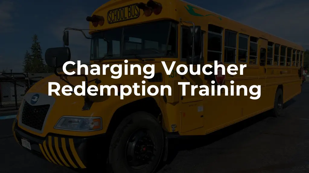 charging voucher redemption training