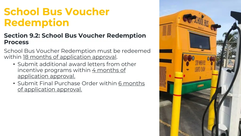 school bus voucher redemption