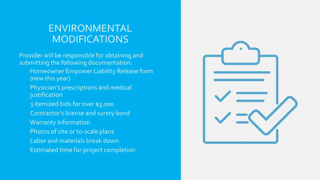 environmental modifications 2