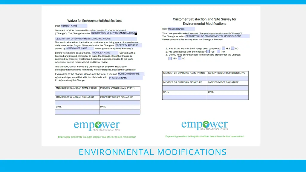 environmental modifications 3