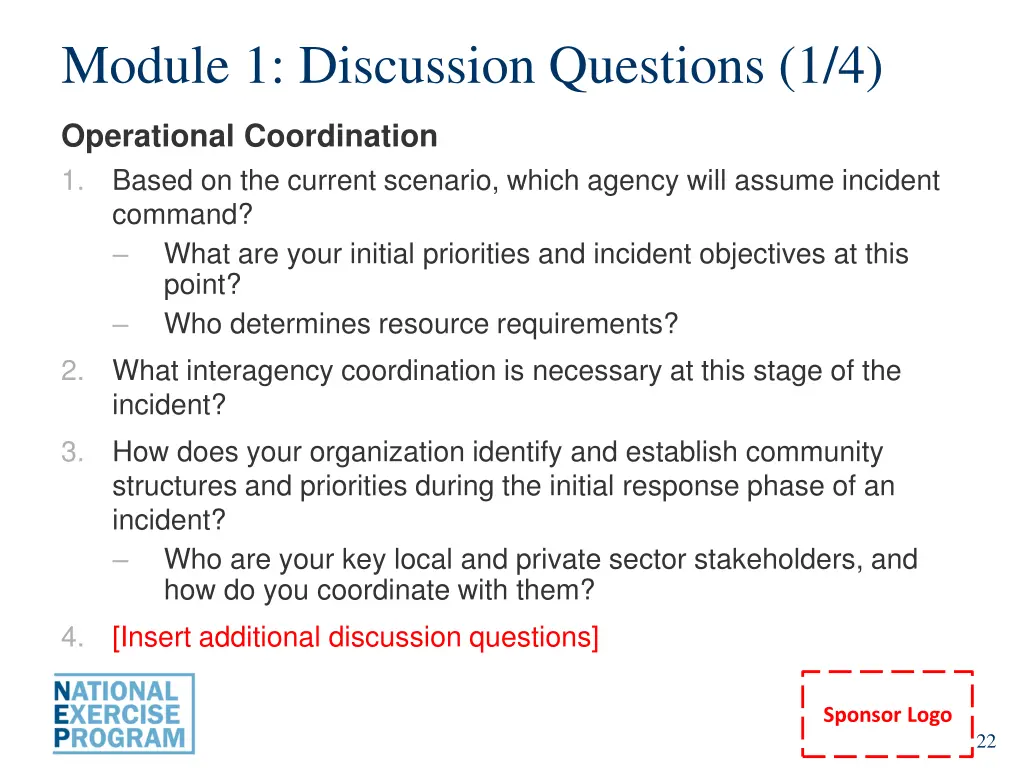 module 1 discussion questions 1 4