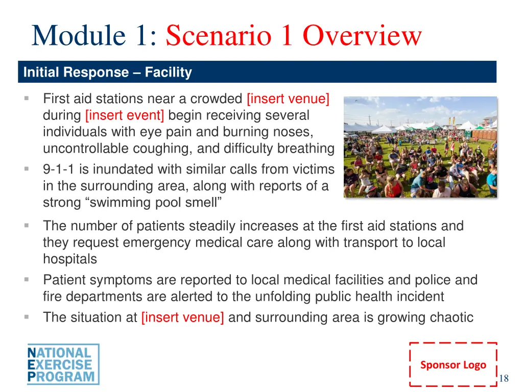 module 1 scenario 1 overview