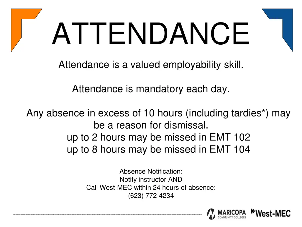 attendance