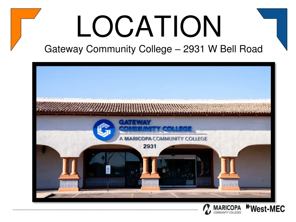 location gateway community college 2931 w bell