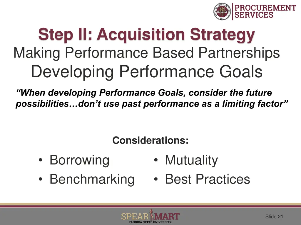 step ii acquisition strategy making performance 1