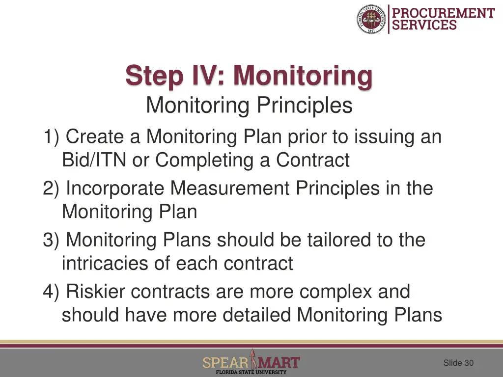 step iv monitoring monitoring principles 1