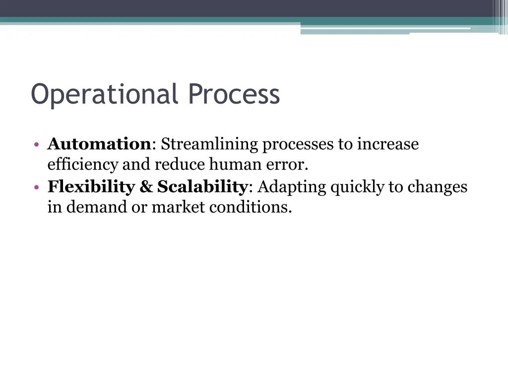 operational process