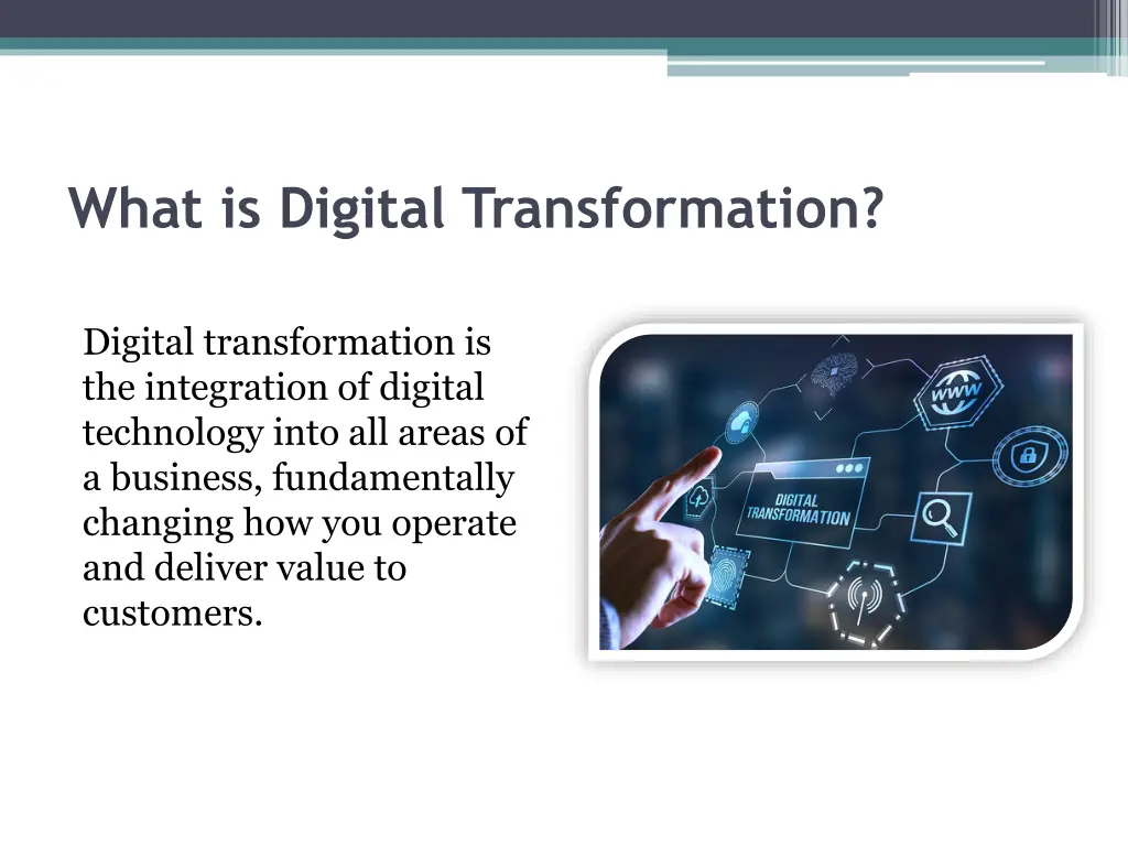 what is digital transformation