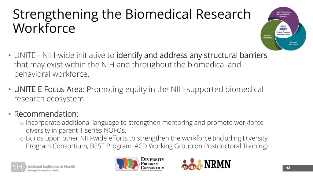 strengthening the biomedical research workforce 1