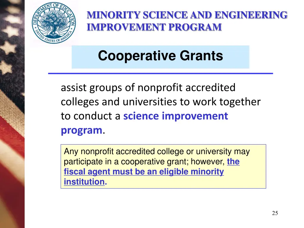 minority science and engineering improvement 15