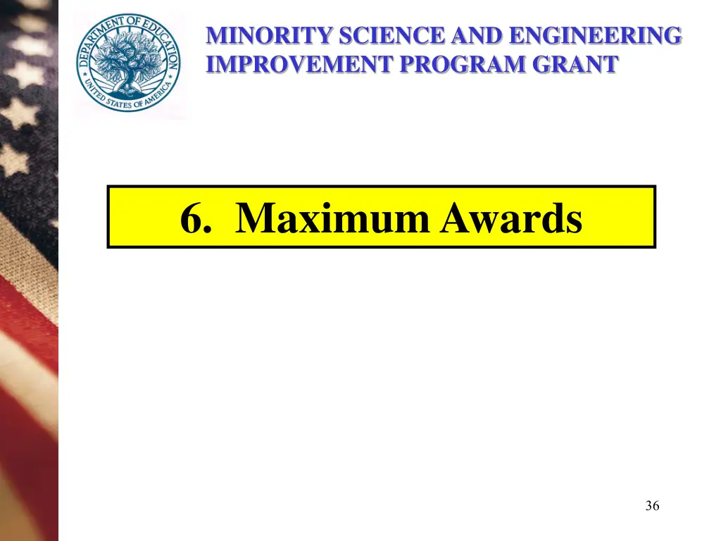 minority science and engineering improvement 18