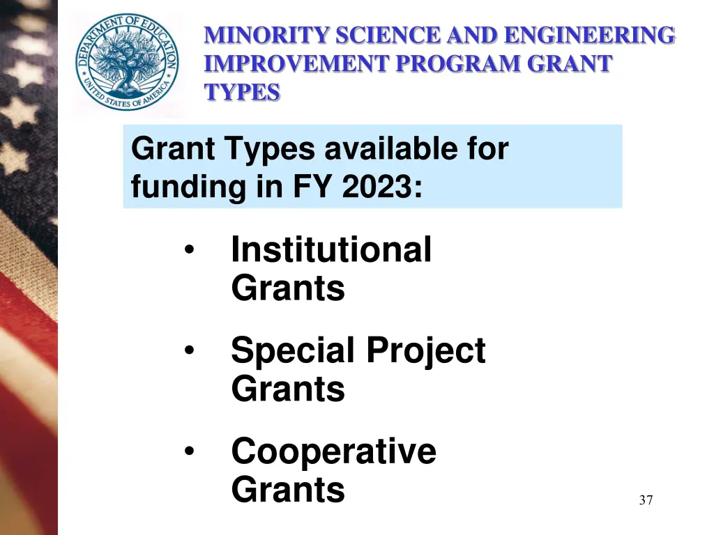 minority science and engineering improvement 19