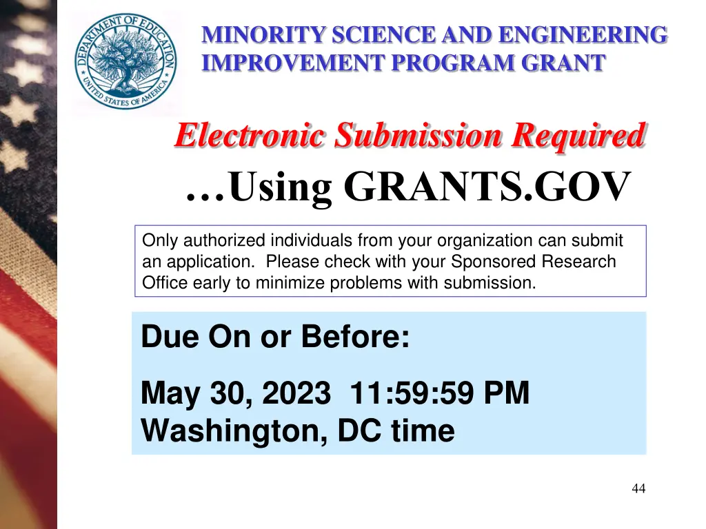 minority science and engineering improvement 25