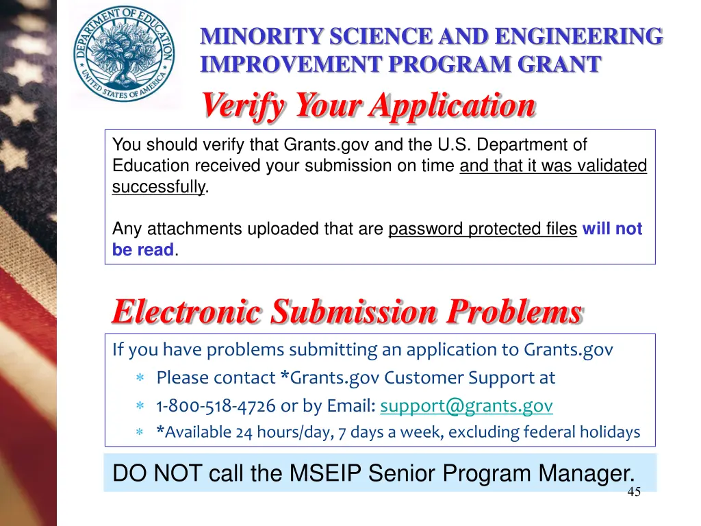 minority science and engineering improvement 26