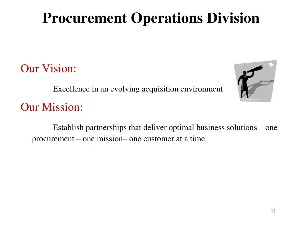 procurement operations division