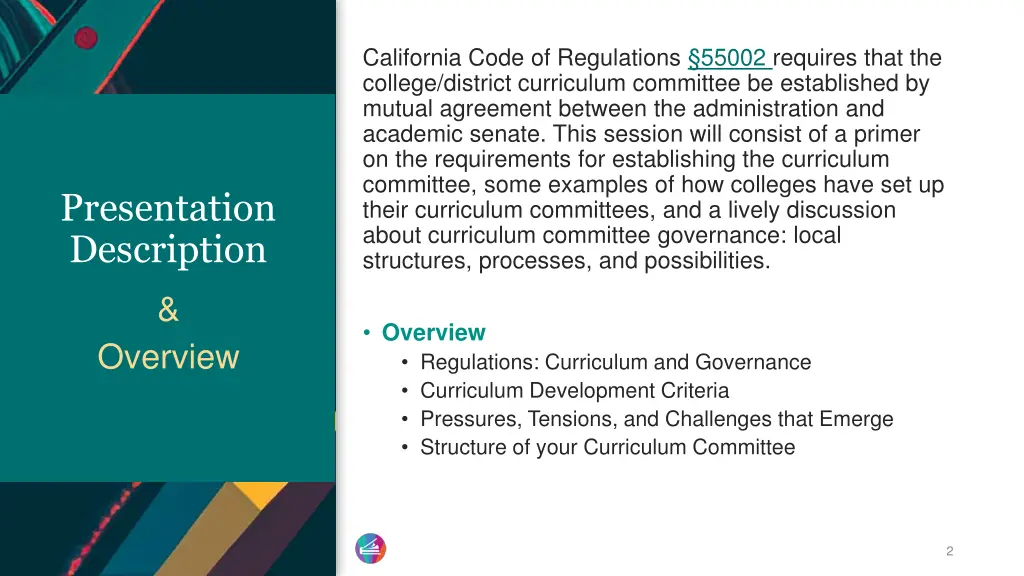 california code of regulations 55002 requires