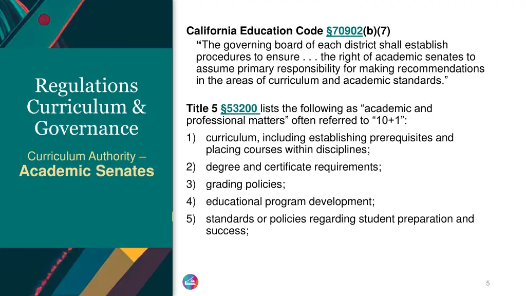 california education code 70902 b 7 the governing