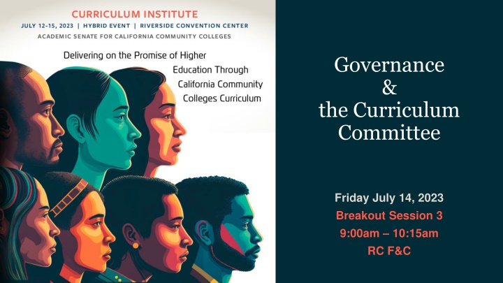 governance the curriculum committee