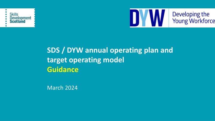 sds dyw annual operating plan and target