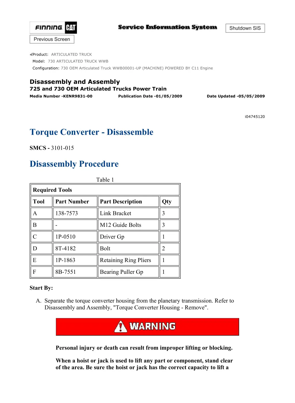 730 oem articulated truck wwb00001 up machine 17