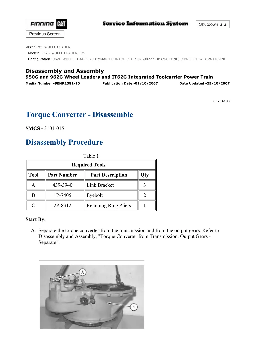 962g wheel loader command control ste 5rs00227