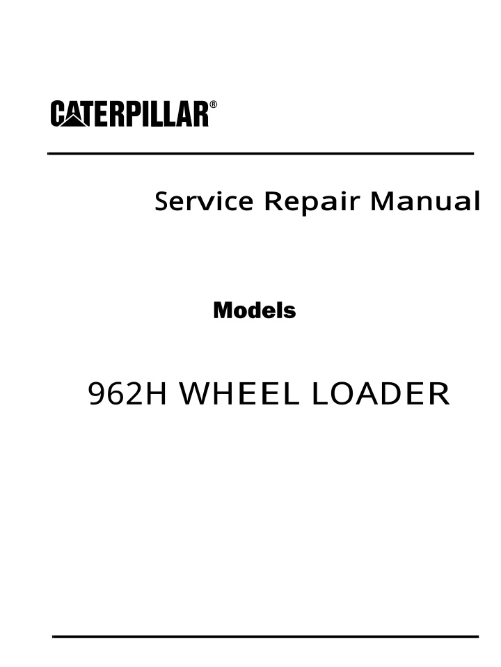 service repair manual