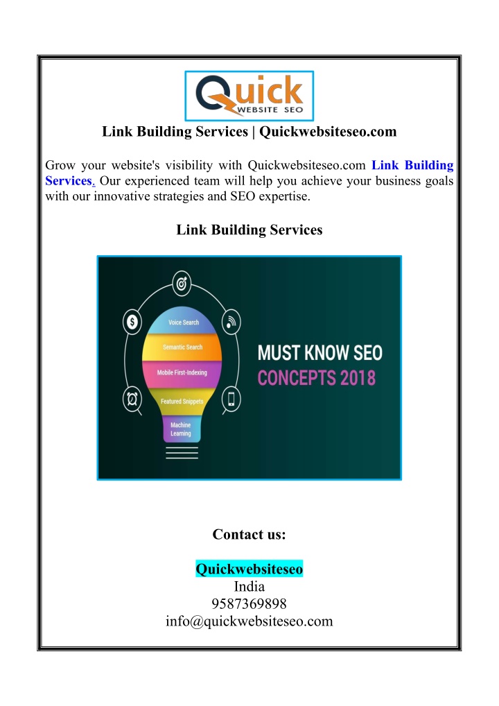 link building services quickwebsiteseo com