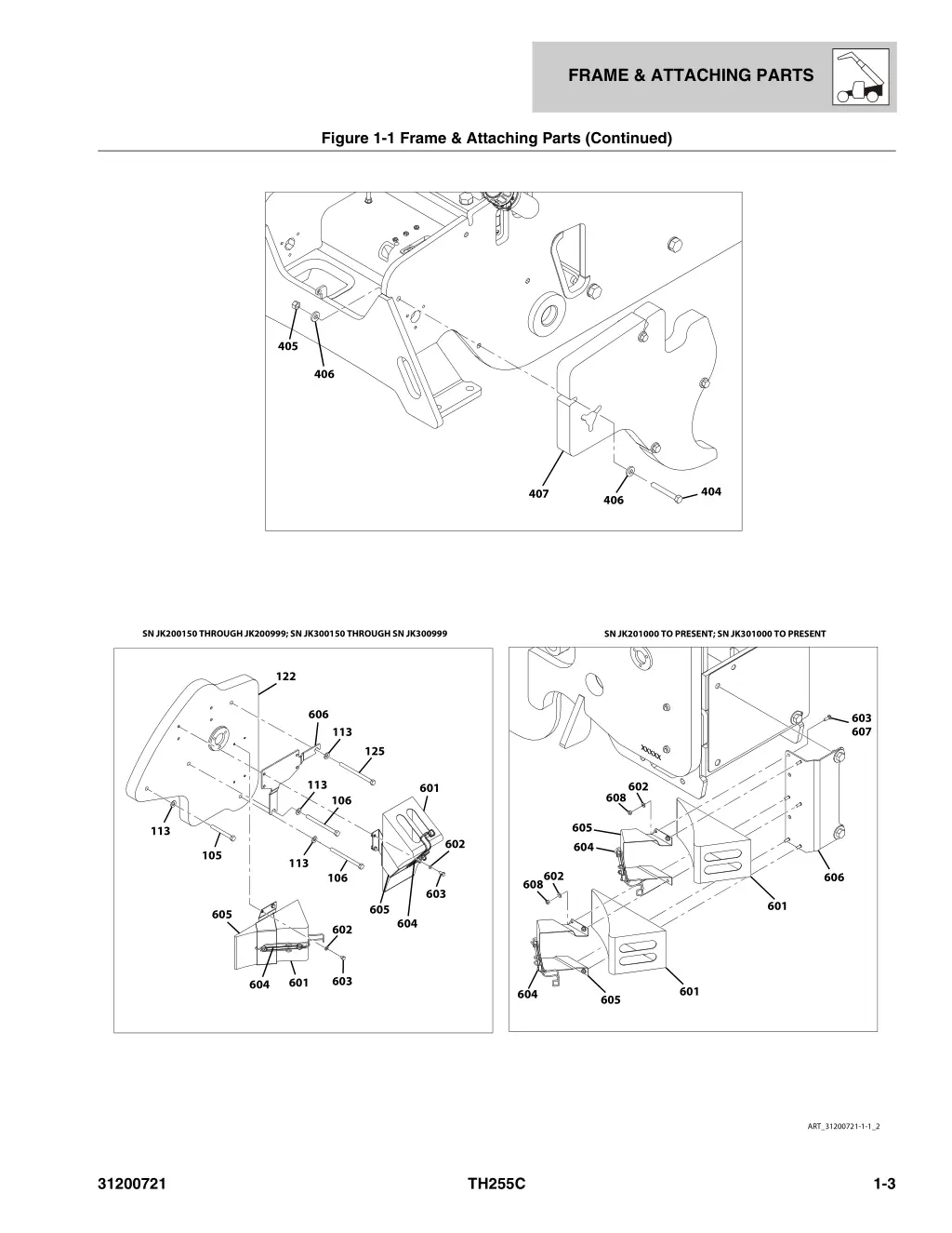 frame attaching parts 1