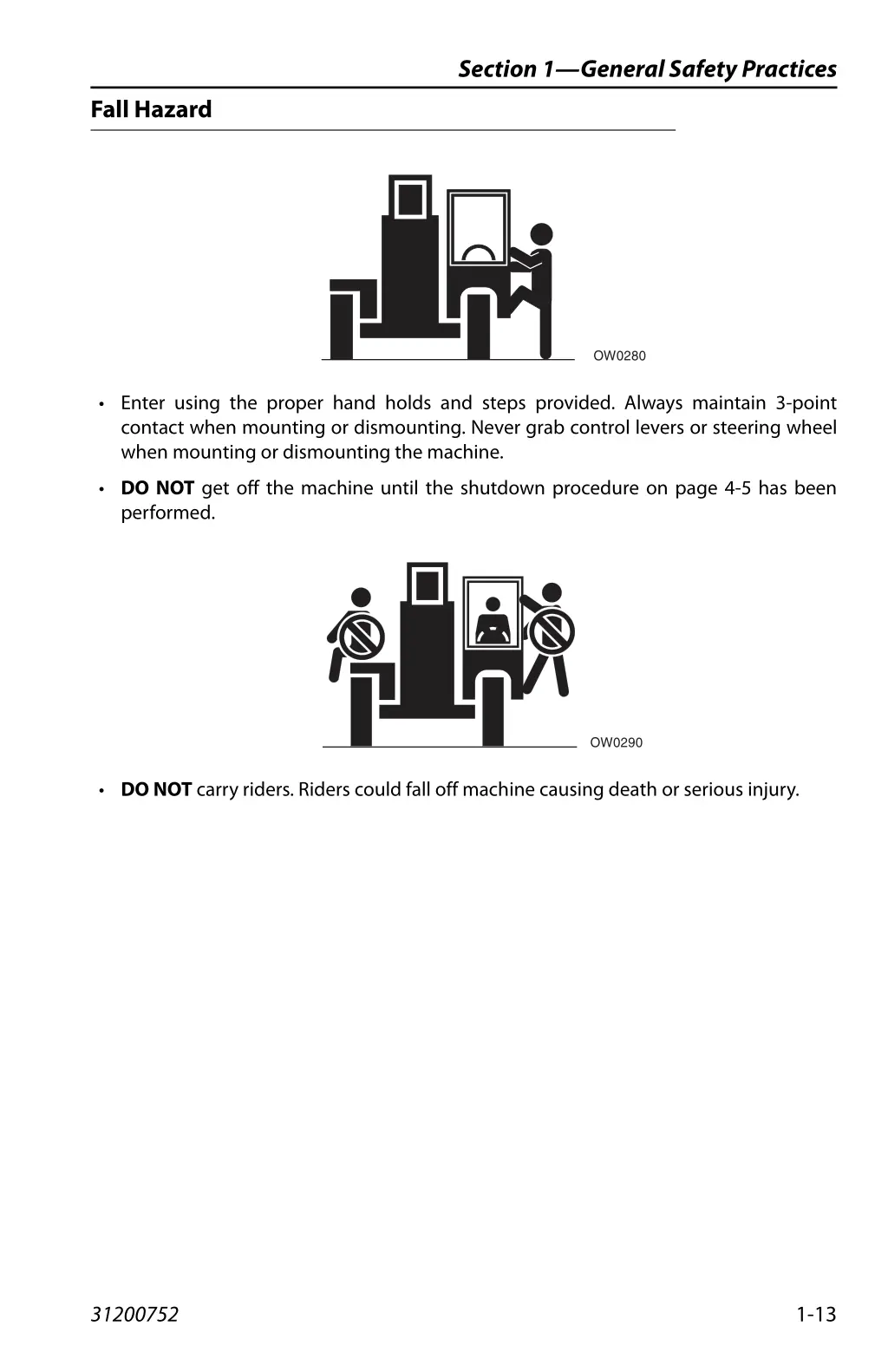 section 1 general safety practices 9