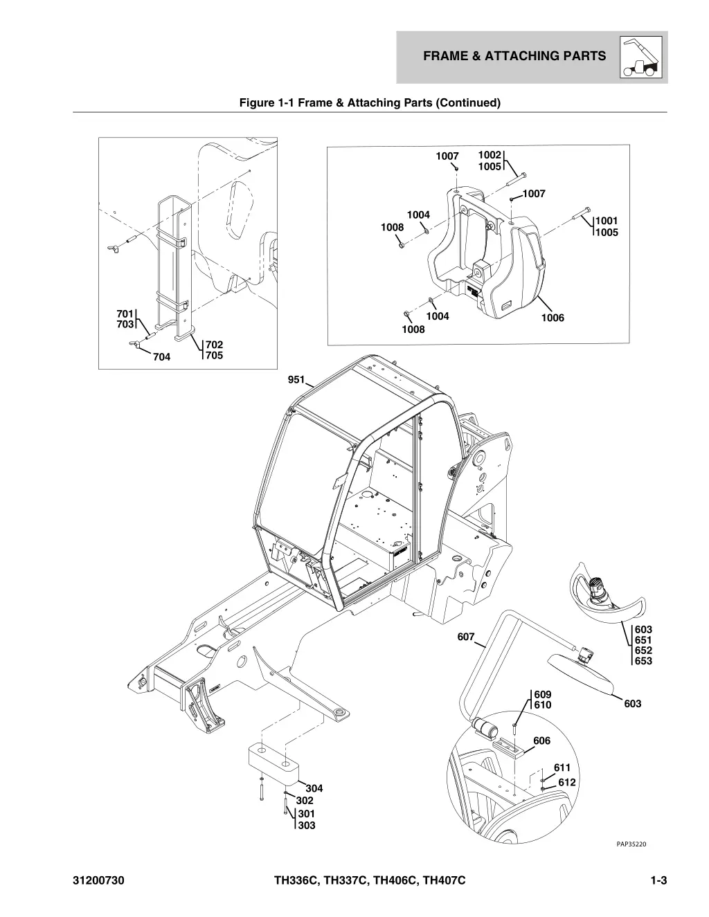 frame attaching parts 1