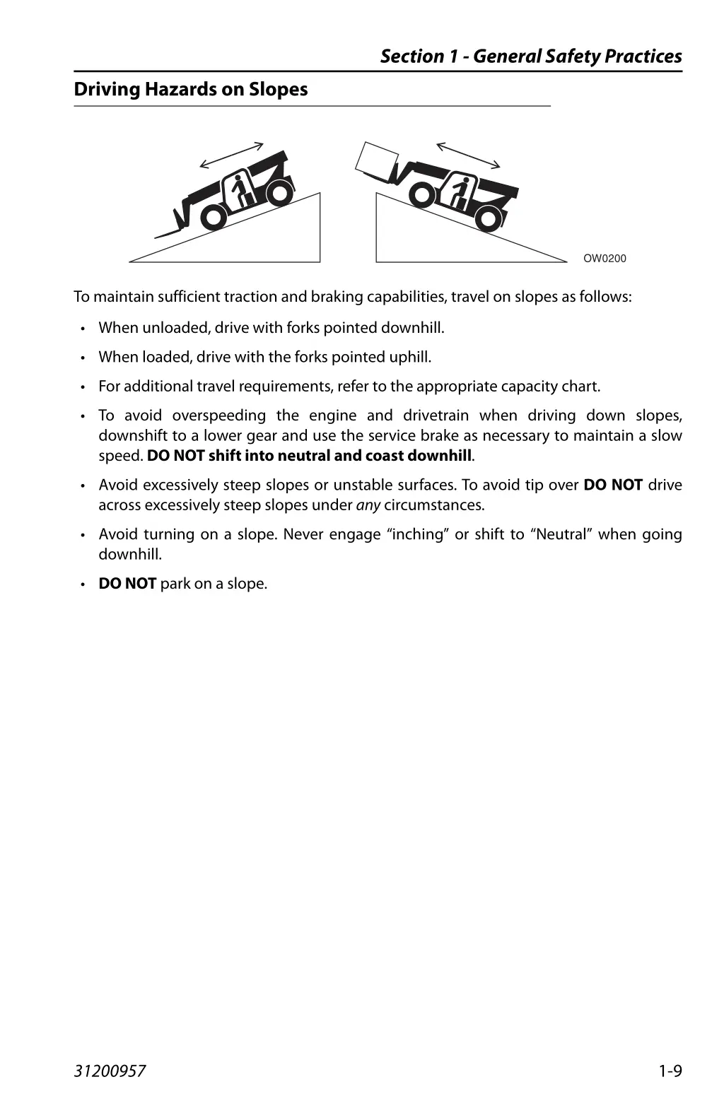 section 1 general safety practices 6