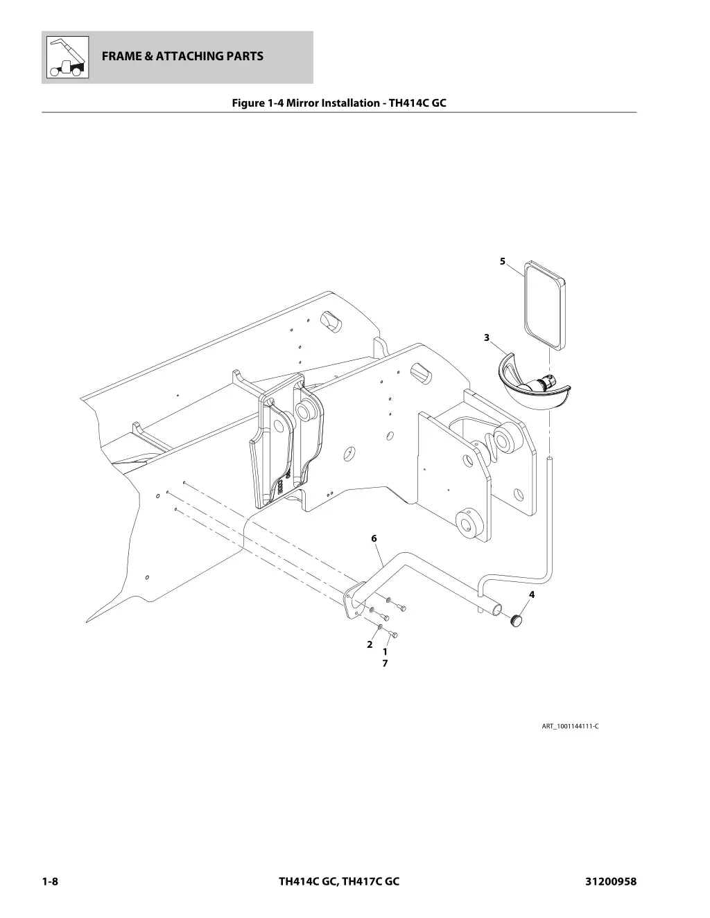 frame attaching parts 2