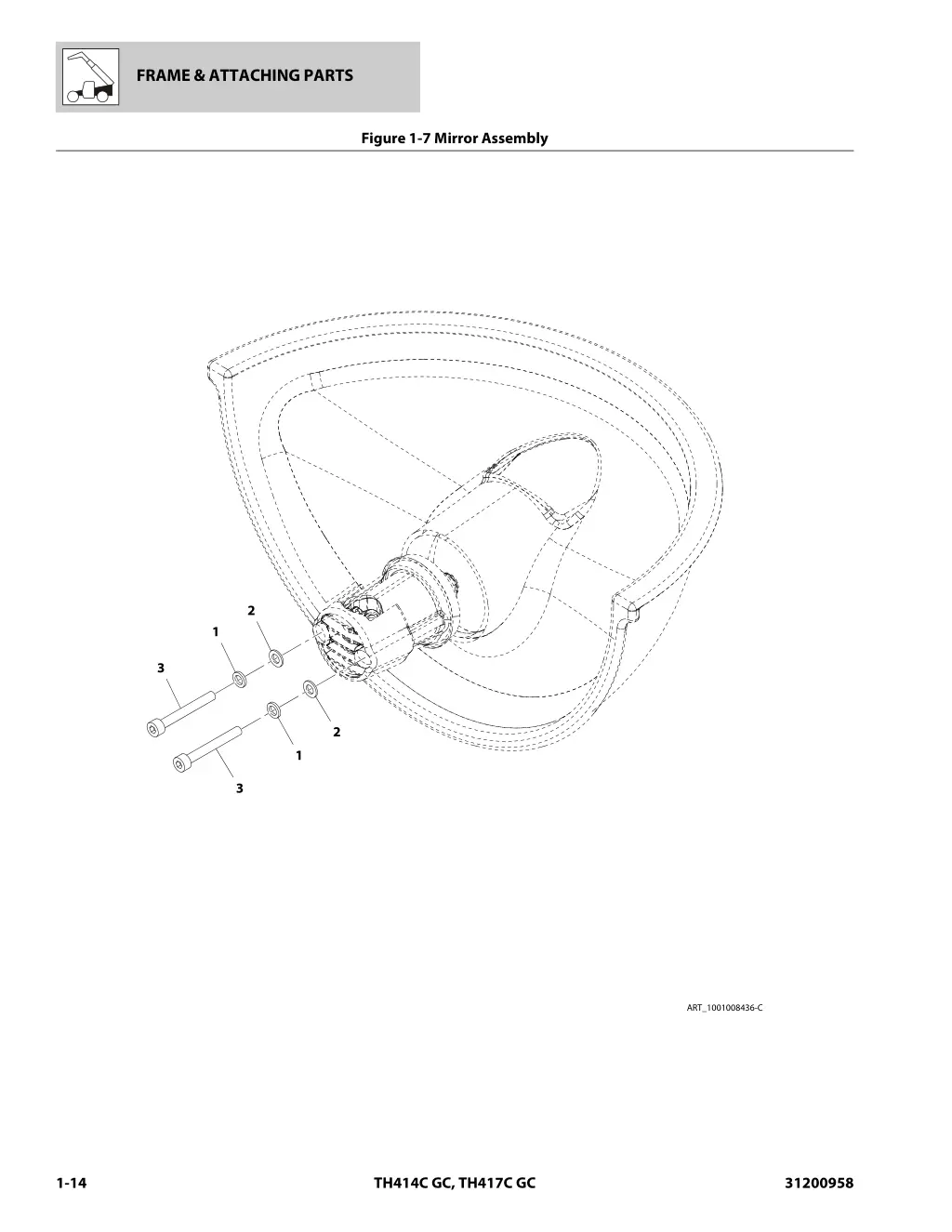 frame attaching parts 8