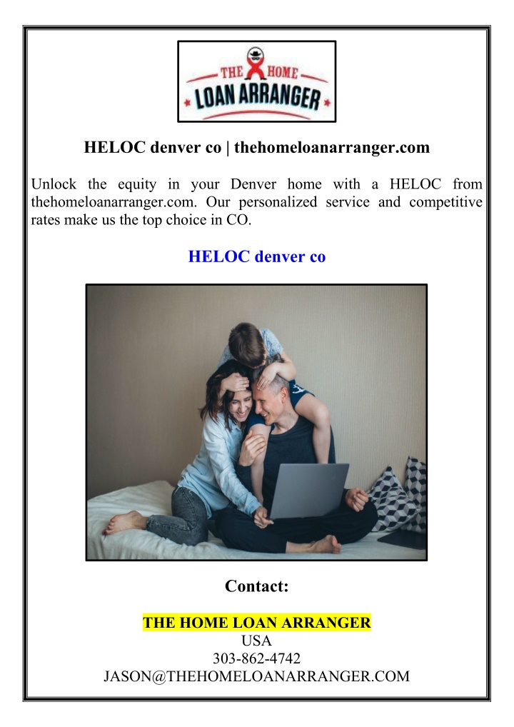 heloc denver co thehomeloanarranger com