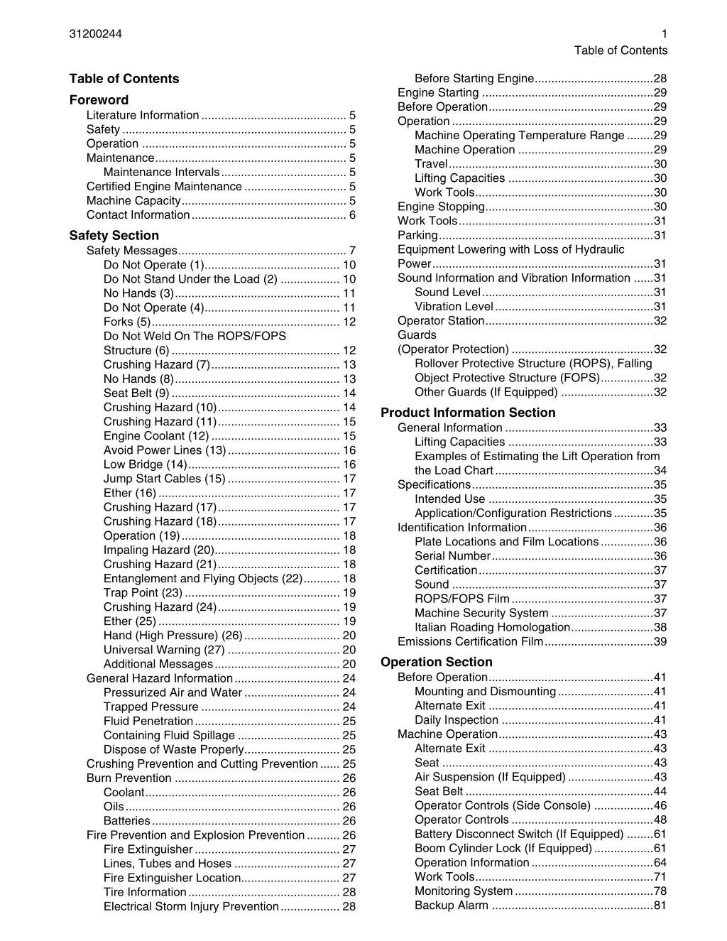 31200244 table of