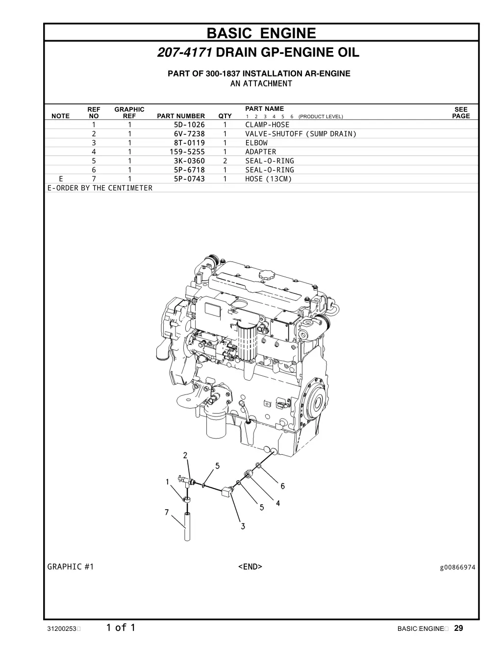 basic engine 207 4171 drain gp engine oil