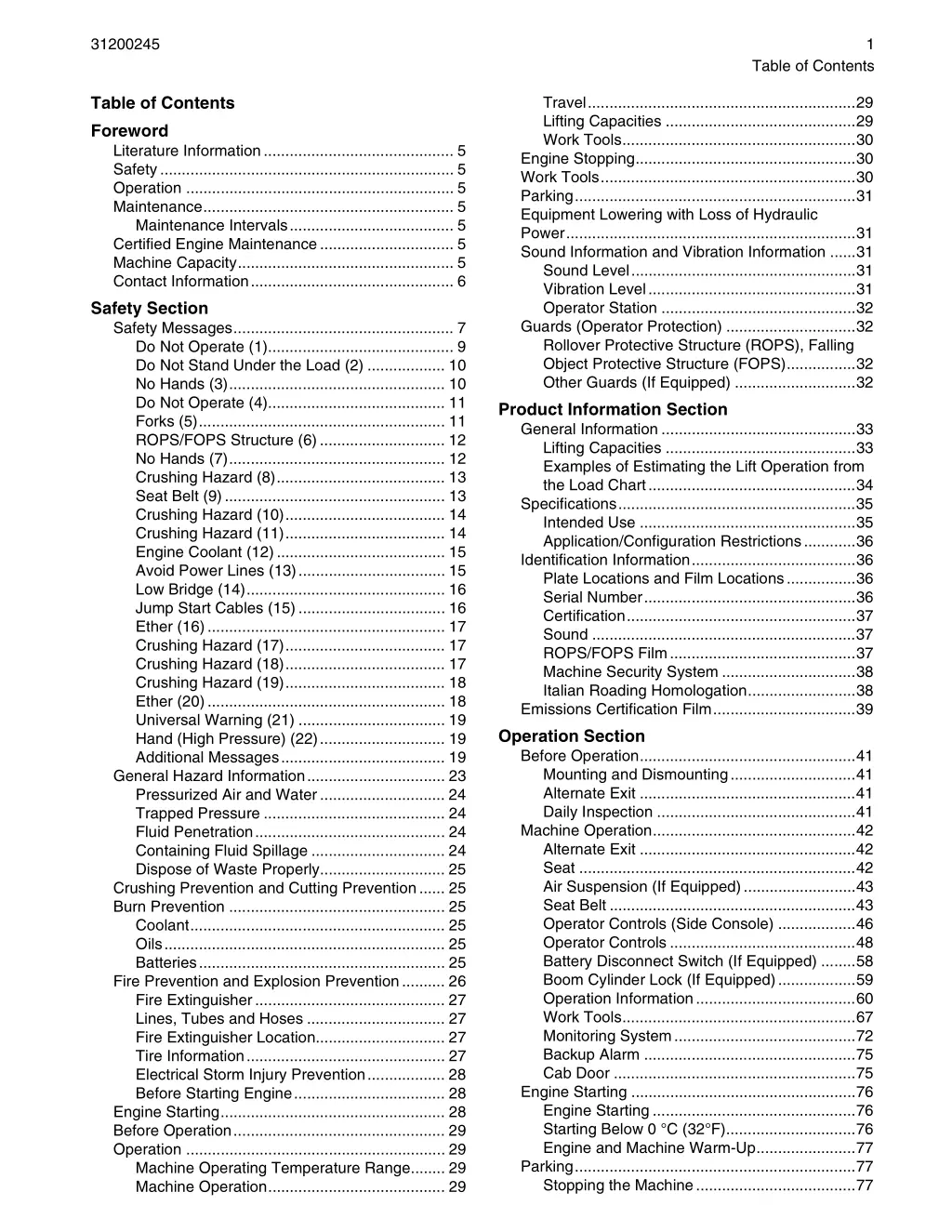 31200245 table of