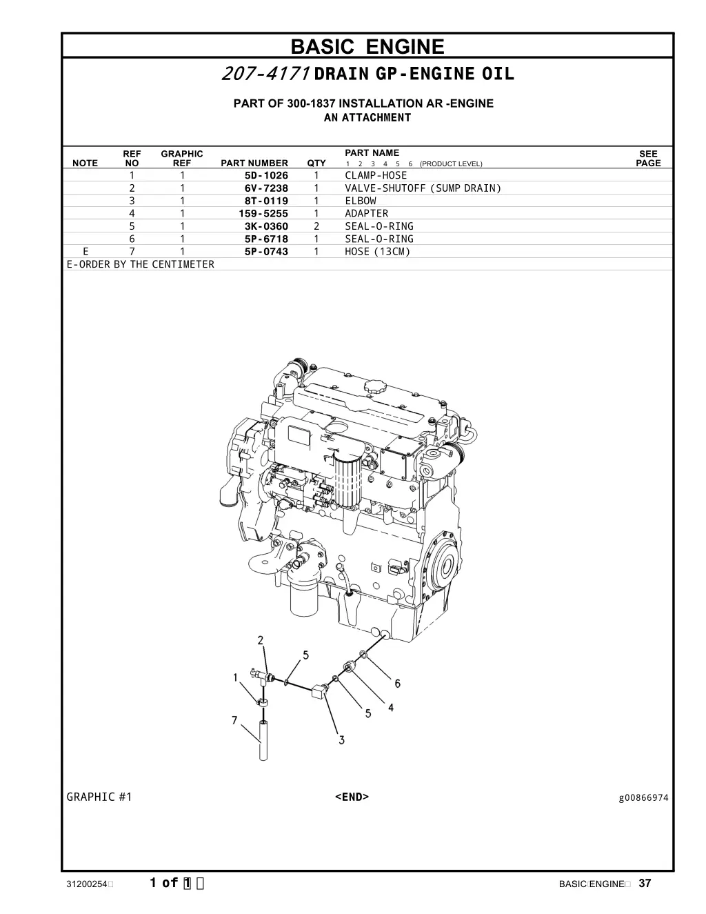 basic engine 207 4171 drain gp engine oil