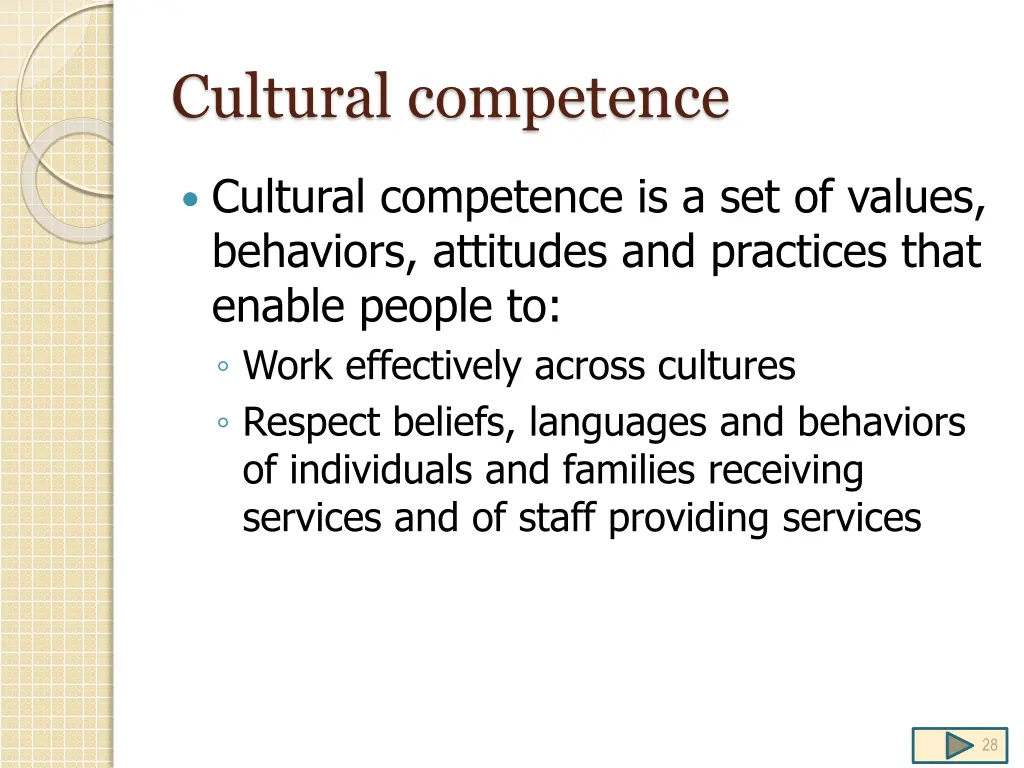 cultural competence