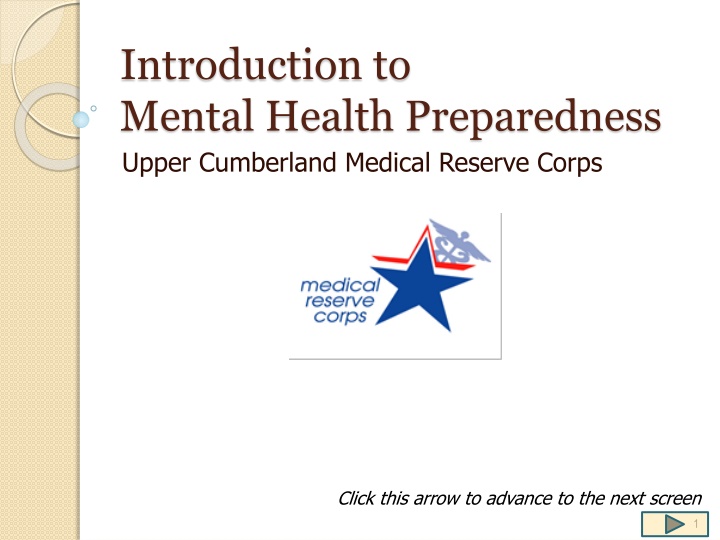 introduction to mental health preparedness upper