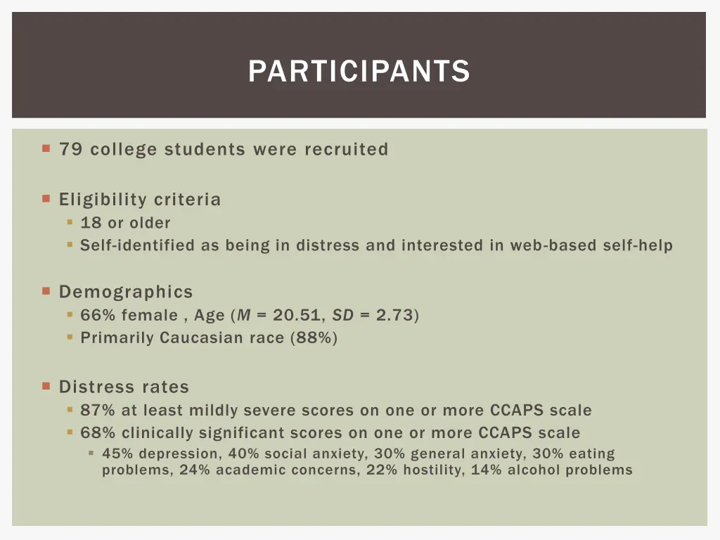 participants