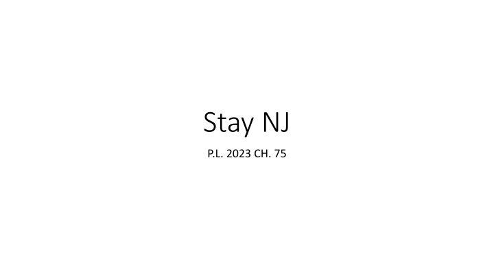 stay nj