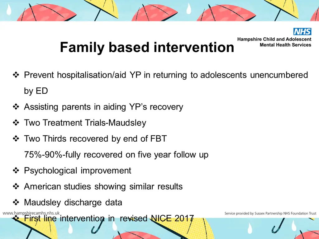 family based intervention