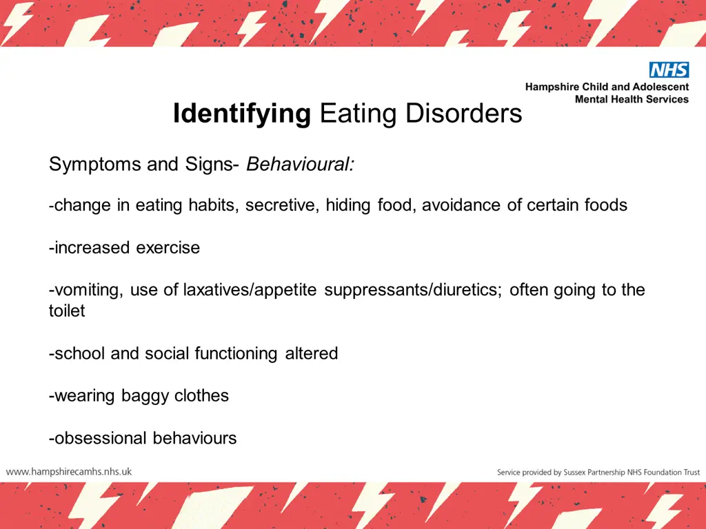 identifying eating disorders